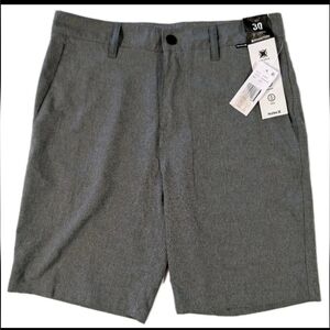 HURLEY Phantom Walkshorts 20" Quick Dry Board Shorts Mens Size 30 Black Heather